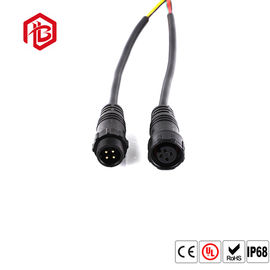 Black Nylon 5 Pin IP68  Watertight Cable Connector