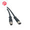 Metal M8 3 Core Nylon​ Waterproof Male Female Connector Electric​ Cable