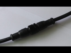 Conector de energia IP68 de soldagem de metal M16 preto branco