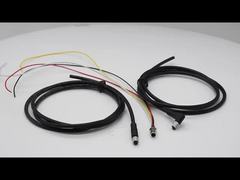 M5 Industrial Circular Din Socket IP67 Impermeável a Código Socket Front-Fixed Macho 4 Pins Painel Moun