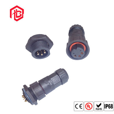 O diodo emissor de luz que ilumina 2 3 4 5 Pin K19 IP67 Waterproof o conector