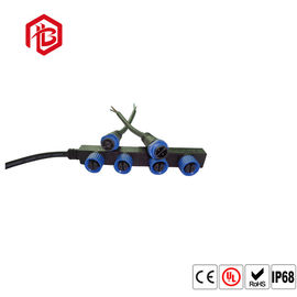 Nylon F Shape PA66 M15 Multi Pin Connectors Waterproof