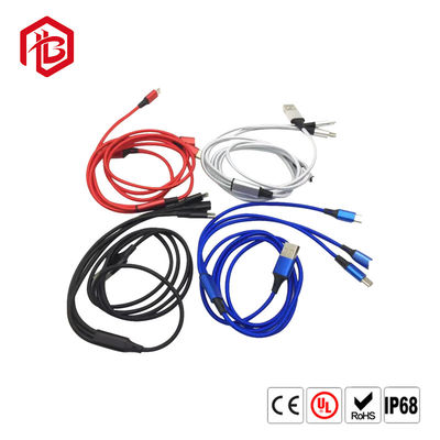 Comprar Cabo de nylon de carregamento rápido de Android USB 2,0 de alta qualidade micro USB do cabo do carregador do diodo emissor de luz de Bett 1m 2m 3m online manufacture