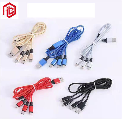Comprar 3 em 1 micro tipo retrátil dados do cabo 1m do Usb de C cabografa o cabo 3A de carregamento rápido online manufacture