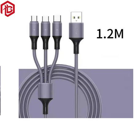 Comprar O nylon trançou 3ft 6ft 10ft 3 em 1 tipo cabo do Usb do cabo do carregador do Usb 3,0 micro de dados de carregamento rápido de C online manufacture