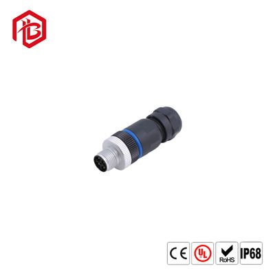 Comprar Homem impermeável 2/3/4/5 Pin Panel Mounted Socket Connector da flange do quadrado IP67 do conector M12 online manufacture
