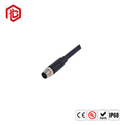 Comprar Montagem de nylon fêmea impermeável do painel do metal do Pvc do conector de cabo do homem M8 M12 de Ip67 Ip68 online manufacture