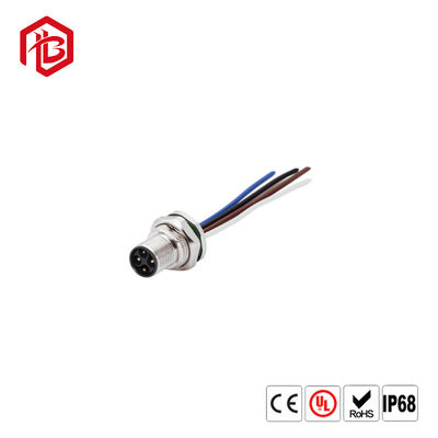Comprar Conector impermeável angular reto plástico da aviação do sinal M12 online manufacture
