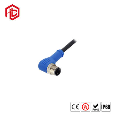 Comprar M12 S-codificou o conector de alimentação 4 Pin Waterproof Molded Corded Plug online manufacture