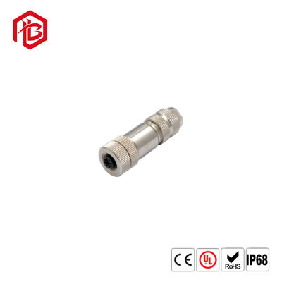 Comprar Conector impermeável do metal M12 industrial com 2-8 Pin Straight Head Aviation Plug online manufacture
