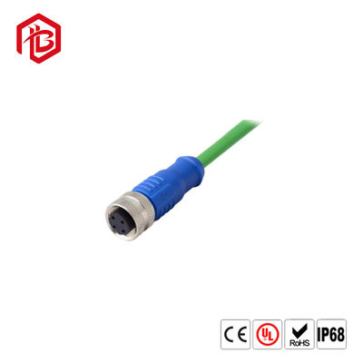 Comprar Tipo de cabo impermeável do conector 2-8 Pin Straight Head Formed With do metal M12 industrial online manufacture