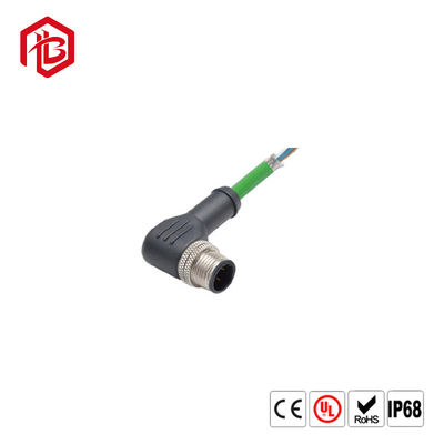 Comprar Conector à prova d'água LED personalizado M12 Industrial à prova d'água Elmo em ângulo reto online manufacture