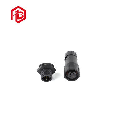 Comprar 300V m14 painel montar nylon plug preto Iluminação ambiente alarmes conector de cabo à prova d'água online manufacture