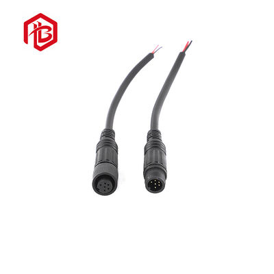 Comprar M10 Conector impermeável da torneira de nylon de 6 pinos soldado com terminais revestidos de ouro online manufacture