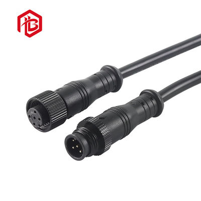 Comprar M12 conector circular 2-8 pin impermeável macho e fêmea conector de fio LED lâmpada exterior impermeável fio de metal nozes online manufacture