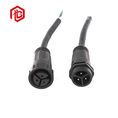 Comprar Iluminação LED IP68 resistente à água sinal de energia 5PIN conector de cabo M25 fio para fio de plástico macho conector de plástico circular feminino online manufacture