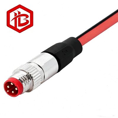 Comprar M8 DIN 3pin Nickel Plated Male to Female Straight Plug IP68 Waterproof Sensor Cable online manufacture