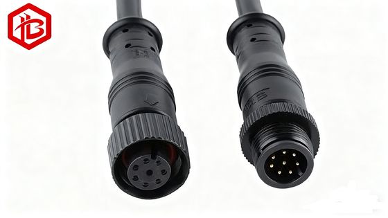 Comprar Conectores de fiação elétrica à prova d'água de alta qualidade M12 METAL PLUG 2 3 4 5 6 7 8 Pins online manufacture