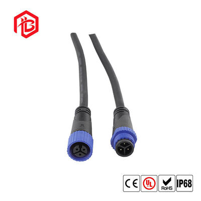 Comprar M15 COM CABO Conector de luz de tira LED de rua à prova d'água de 2 pinos de alta qualidade Conectores à prova d'água de qualidade premium online manufacture
