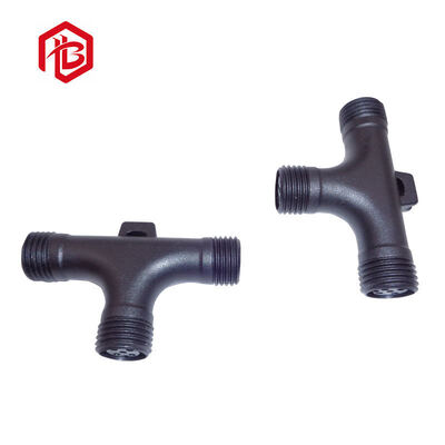 Comprar Conector à prova d'água tipo T com dente espiral e contato de cobre de 2-4 pinos para conexão de cabo macho/fêmea em sistemas de energia solar PCB FPC online manufacture