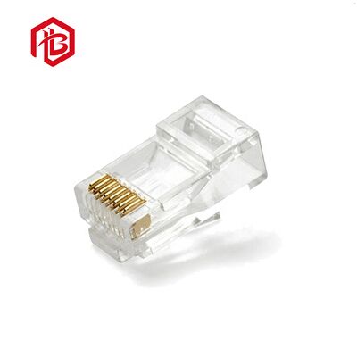Comprar Alta performance CAT5 UTP Plug Modular macho/fêmea Cat5e Cat6 8p8c Shielded Pass Ethernet RJ45 PCB RF Power Cable Connector online manufacture