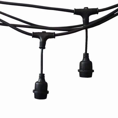 Comprar E27 Porta-lâmpadas Comutador de fio de cobre 110V Soquete LED de alta qualidade Sistema de energia solar elétrica FPC IP67 online manufacture