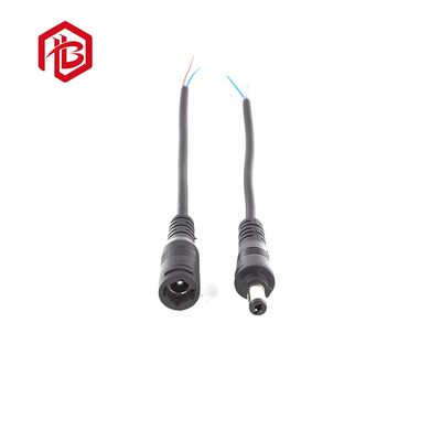 Comprar 5.5x2.1mm Conector de fio de cabo preto 3528 5050 Luz LED de tira 2A DC Plug 12V Rated 2P Homem Fêmea Cobre ABS Casas de nylon online manufacture
