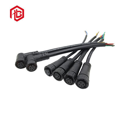 Comprar M12 cotovelo impermeável rf pcb conectores de alimentação plugues de aviação macho/fêmea cabos de fiação de campo não blindado pvc/pur 1m 2m 5m online manufacture