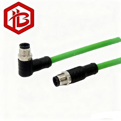Comprar Conector Ethernet RJ45 Angular Direito M12 Impermeável BETT Classificação IP68 8A para Aplicações Aeroespaciais UHF RF PCB online manufacture