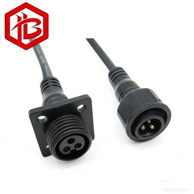 Comprar Conector de cabo macho/fêmea à prova d'água com flange M15 para montagem em painel, 2-4 pinos, IP68, para PCB, RF, projeto de luz de rua online manufacture