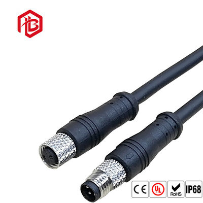 Comprar Conector fêmea masculino impermeável circular preto do nylon 8A online manufacture
