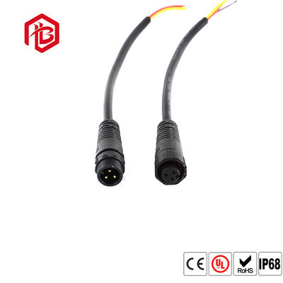 Comprar O PIN masculino preto da fêmea 3 conecta rapidamente conectores impermeáveis do fio online manufacture