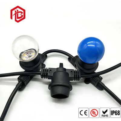 Comprar Conector impermeável plástico da base ip67 ip68 da lâmpada do PVC do soquete da luz do suporte da lâmpada E27 online manufacture