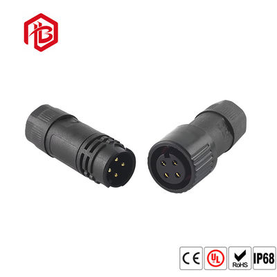 Comprar Nylon preto exterior 2 3 conector circular impermeável de 4 Pin online manufacture