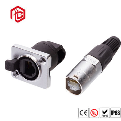 Comprar Montagem 2 do painel frontal conector impermeável de 3 4 5 ethernet do Pin online manufacture