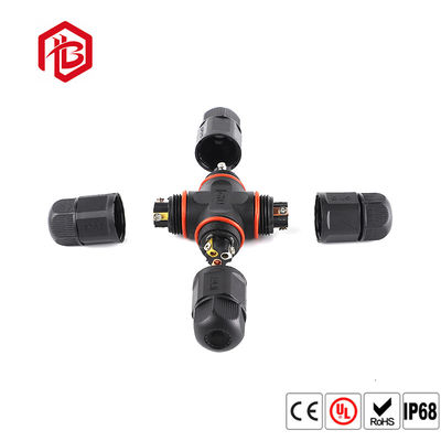 Comprar Solderless parafusa 3 conectores impermeáveis da C.C. do Pin PA66 do Pin 4 online manufacture