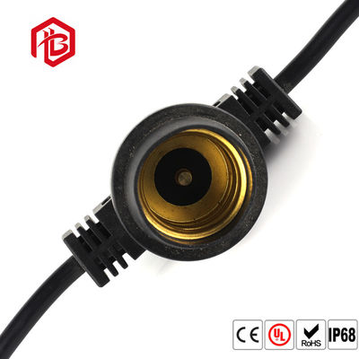 Comprar 2 soquete preto branco do suporte da lâmpada de Pin Ip 65 E27 para o bulbo conduzido online manufacture