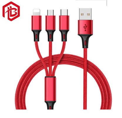 Comprar 3 em 1 cabo de carregamento rápido do carregador do telefone celular do cabo de dados de 5A 100W online manufacture