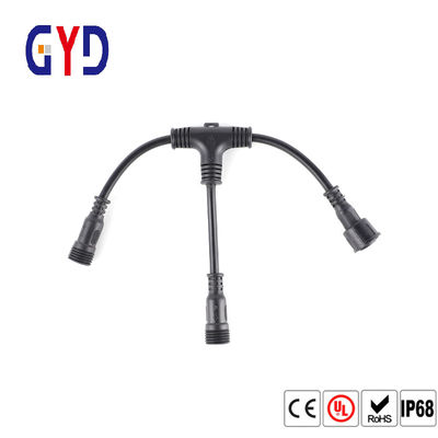 Comprar Tipo conectores plásticos à prova d'água de 3 maneiras T do fio elétrico de conector de cabo do divisor online manufacture