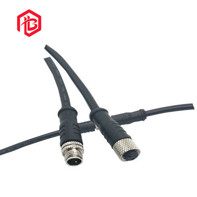 Comprar Tipo impermeável preto do metal M8 do conector IP68 dos dados do PVC - 2 3 4 Pin Self Locking online manufacture
