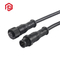 M12 Waterproof Metal Cable Connector Led Driver Power Supply New Energy Vehicle Docking Plug