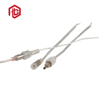 Custom IP68 Waterproof DC5521 DC35135 Male Panel Mount Connectors DC Power Cable with Dust Cover Panel Mounting