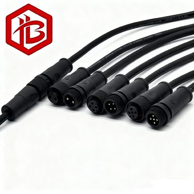 M8 M12 M16 M18 M20 Waterproof Connector 3 Pin 3 Core IP65 IP67 IP68 Metal Male Female Plug LED Connector