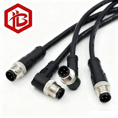 M12 METAL PLUG  3 4 5 6 7 8 9-18 Pins a Code Canbus Cable M12 Overmolding Connector