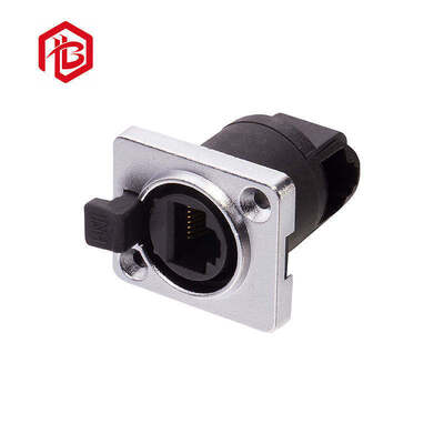 Electrical Waterproof RJ45 Copper Male/Female Connector for Aerospace RF Applications