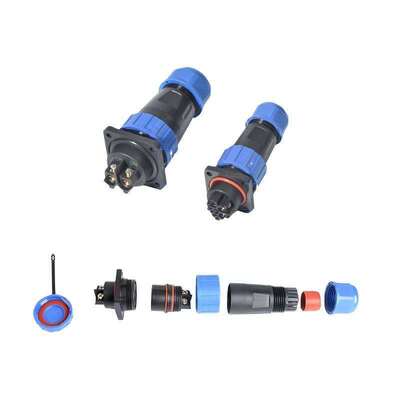 Waterproof Aluminum Aviation Plug Connectors 2-9 Pin Male Female RF FPC Power Docking Sp Series Adapter