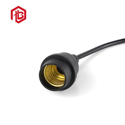 E27 Copper Lamp Holder with Wire Switch Socket for Pendant Lighting-Solar Power System FPC Adapter IP67 Rated