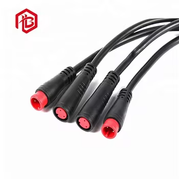 High Quality IP65 Waterproof 4P 6-core M6/M7/M8 Copper Contact ABS Cable Connector Plug for Male Female Electric Bike Connectors