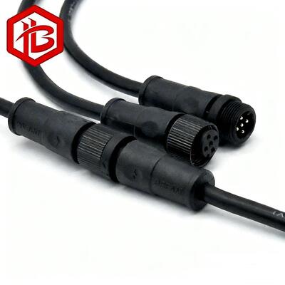 M8 M12 M16 for M20 Waterproof Aluminum Power FPC Connector 3 Pin 3 Core IP65 IP67 IP68 Male Female Plug LED