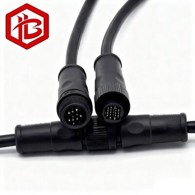 M8 M12 M16 for M20 Waterproof Aluminum Power FPC Connector 3 Pin 3 Core IP65 IP67 IP68 Male Female Plug LED